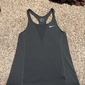 Nike Zonal Cooling Mesh Racerback Tank Top - Gray - Women's S